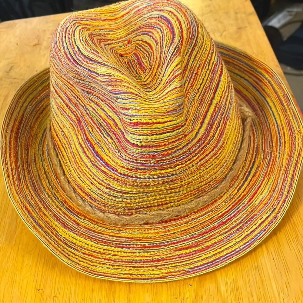 3for$20❤️ Bundle Funky fedora multi colored groovy hat for outdoor concerts.